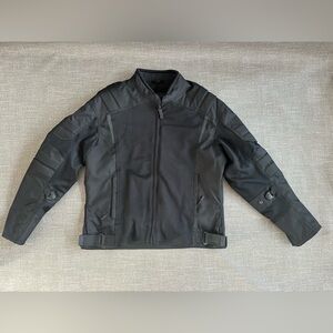 BILT Blaze 2 Mesh Motorcycle Jacket Men’s Large Black Armored Riding Jacket